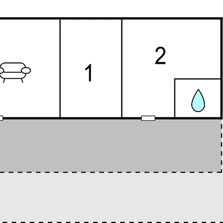 Two-bedroom In Komarna *